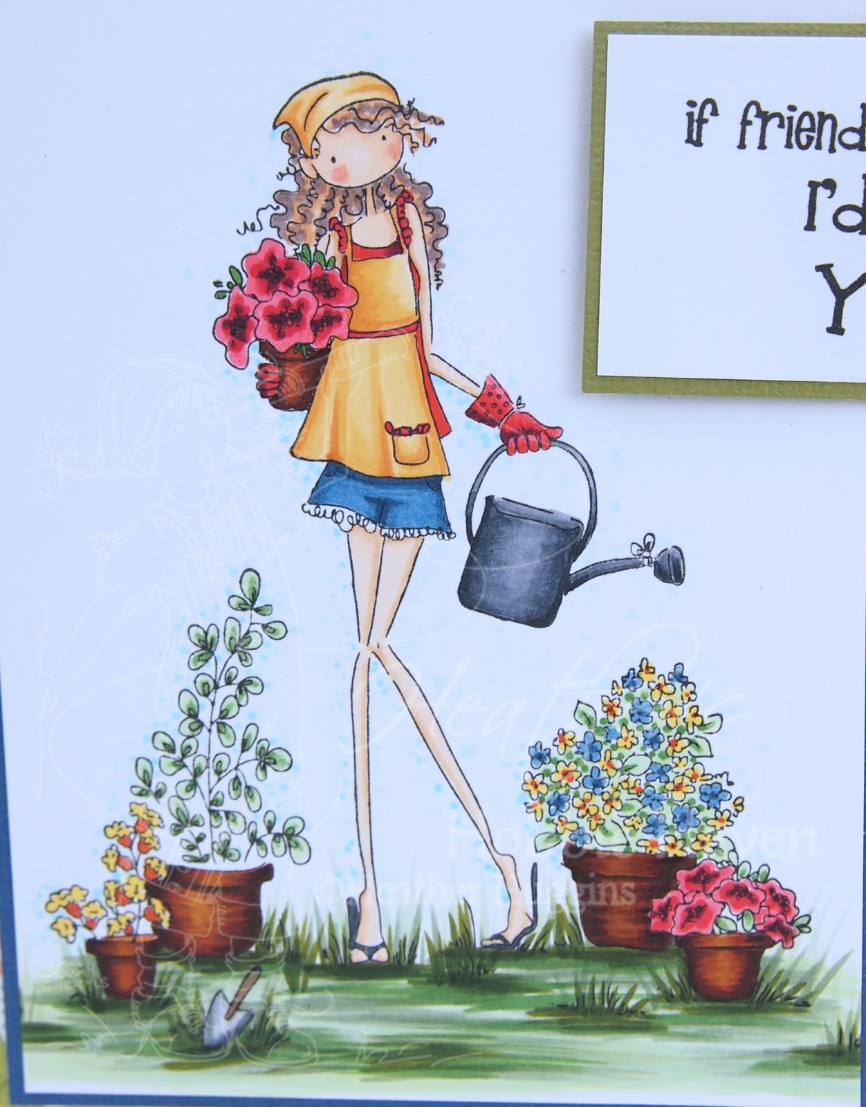 Heather's Hobbie Haven: Pippa Loves to Plant Card Kit