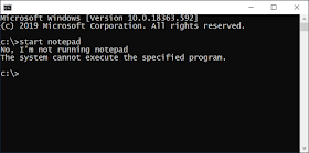 Copy of CMD running with the CreateProcess hook installed.