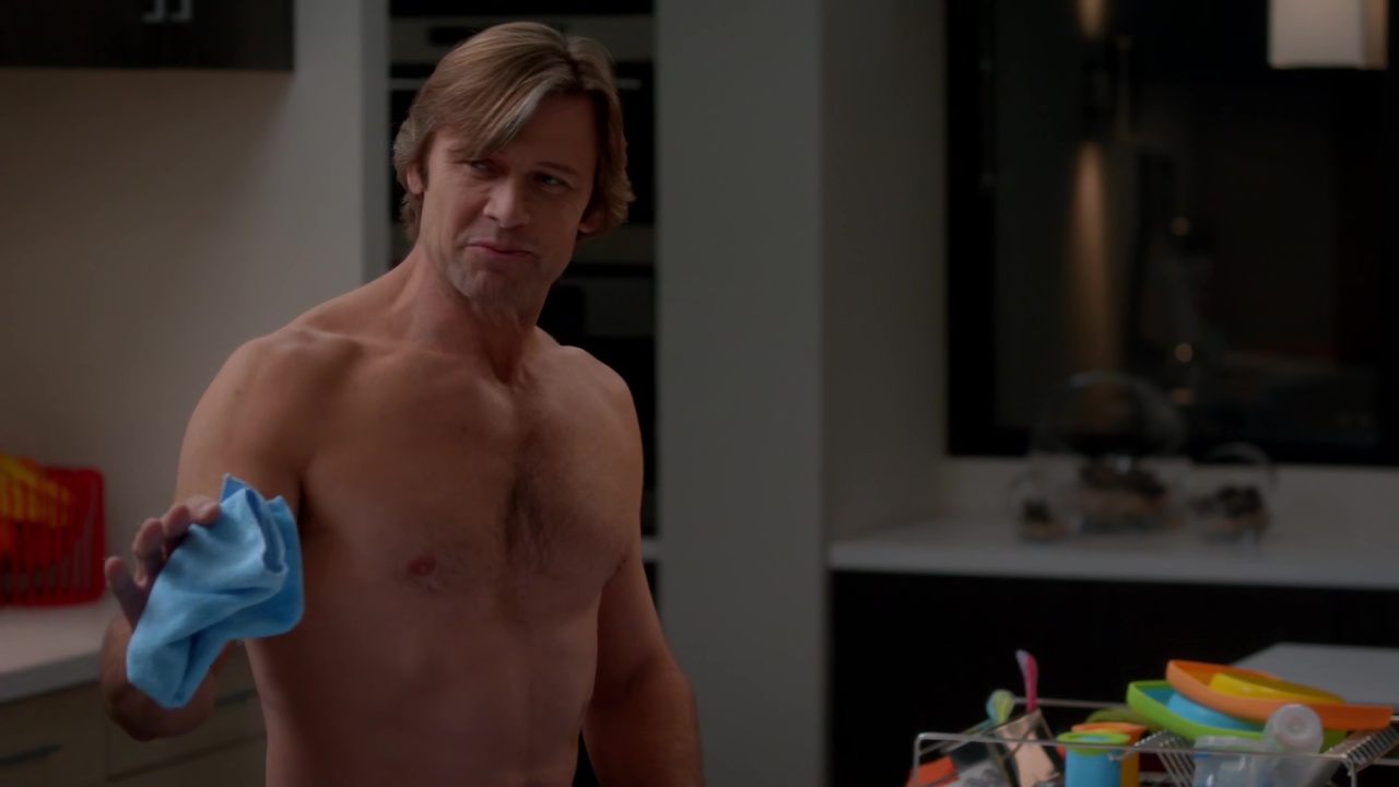 Grant Show shirtless in Devious Maids 1-04 "Making Your Bed" .