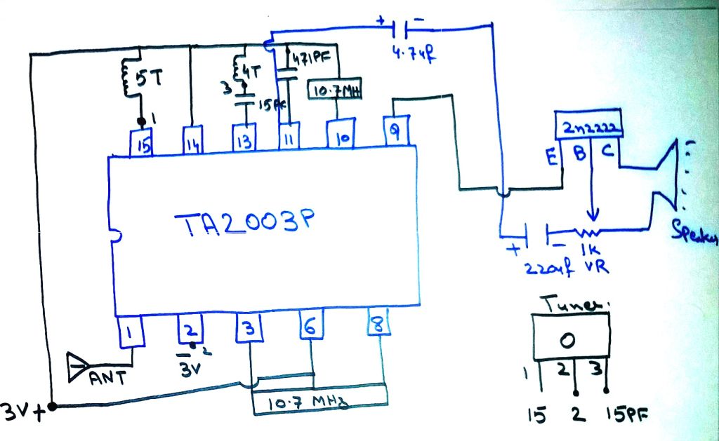 Купить Электронные компоненты Три радио-только FM в периферии 10х10, с ta8164p и