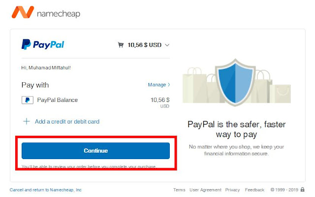 Cara Renewal Domain di Namecheap