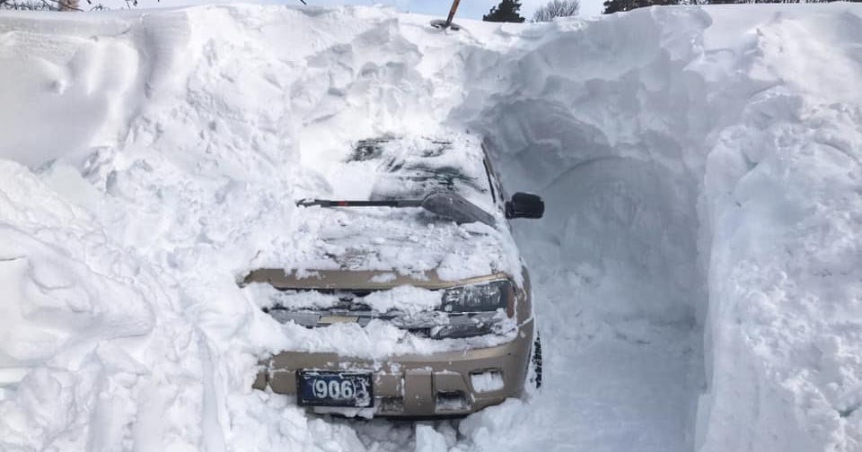 Just A Car Guy Flashback to February Copper Harbor, upper peninsula