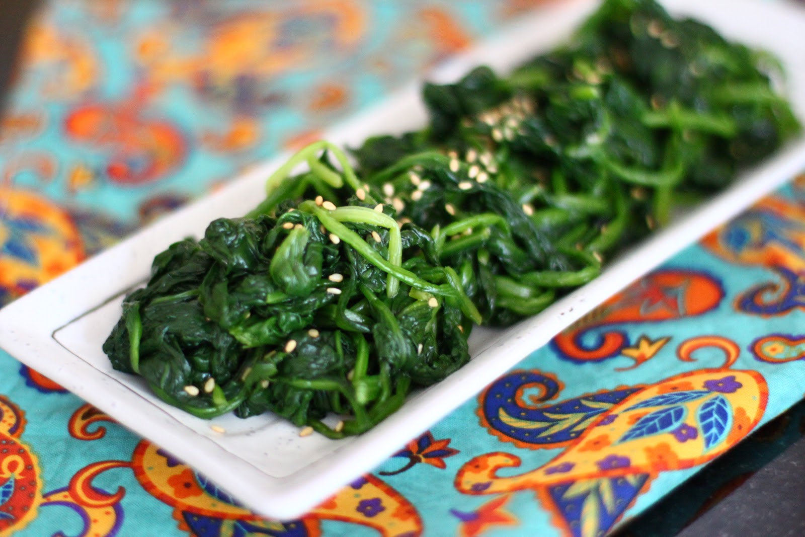 Simply June Korean Seasoned Spinach Banchan / Sigumchi Namul