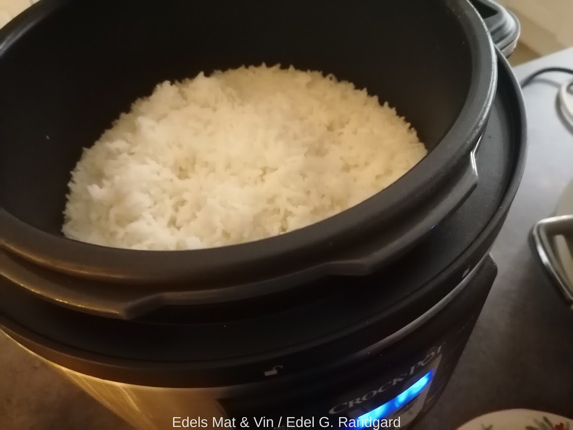Edels Mat KOKE RIS i CrockPot® Express MultiCooker