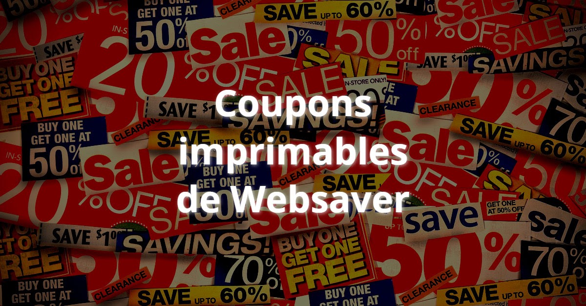 35 en coupons imprimables saver en 2024 Coupons au Québec