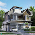 2007 sq-ft mixed roof Modern Kerala home plan