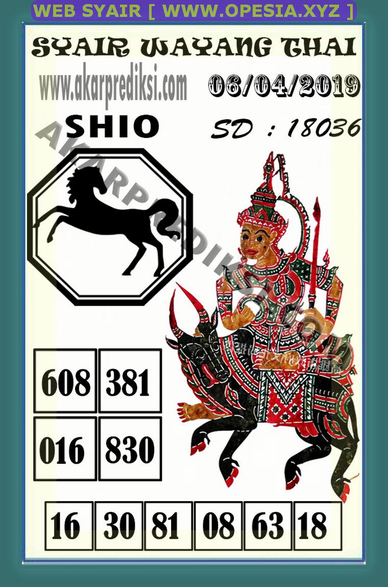 Kode syair sdy Sabtu 6 April 2019 GOsyair SEDIA KODE SYAIR SGP ADA