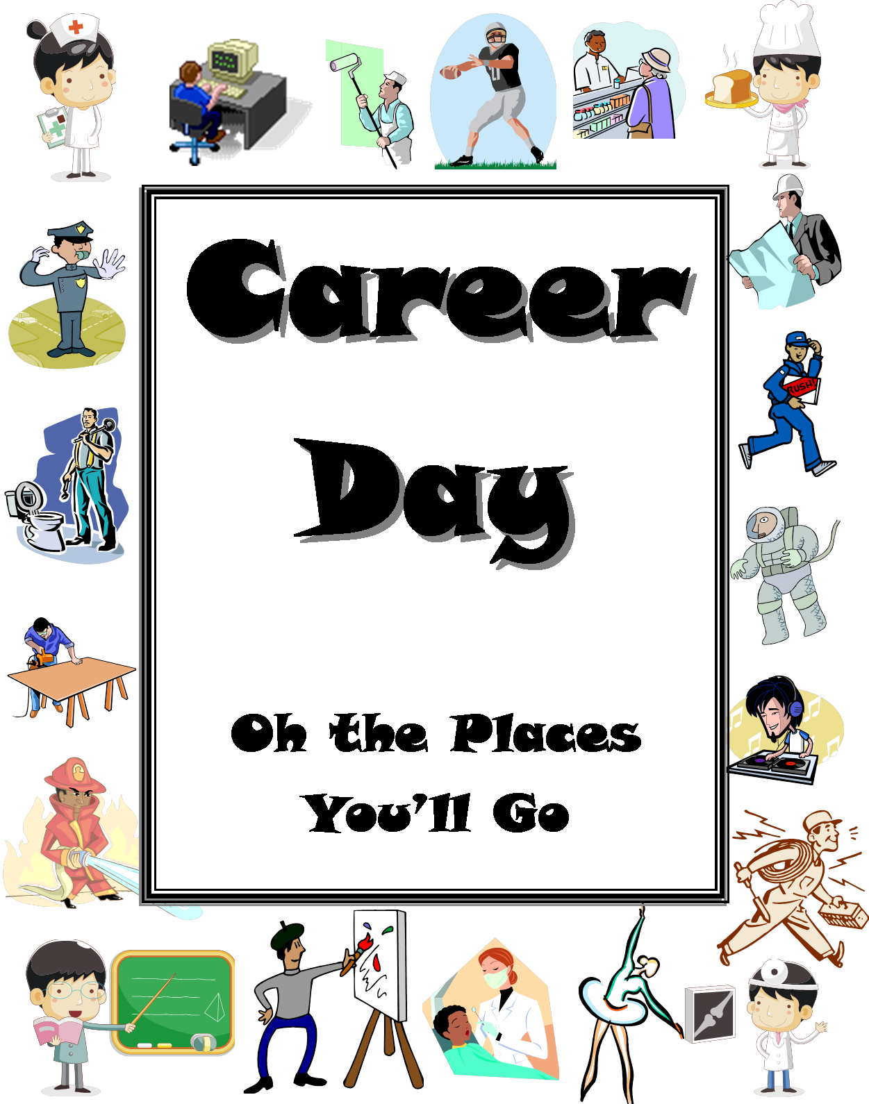 Career Day Flyer Template