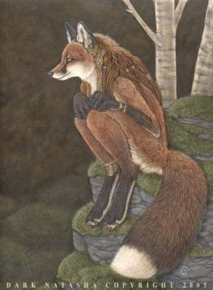 лиса оборотень. лис оборотень. верфоксы лисы-оборотни. лис оборотень. арт werefox furry.