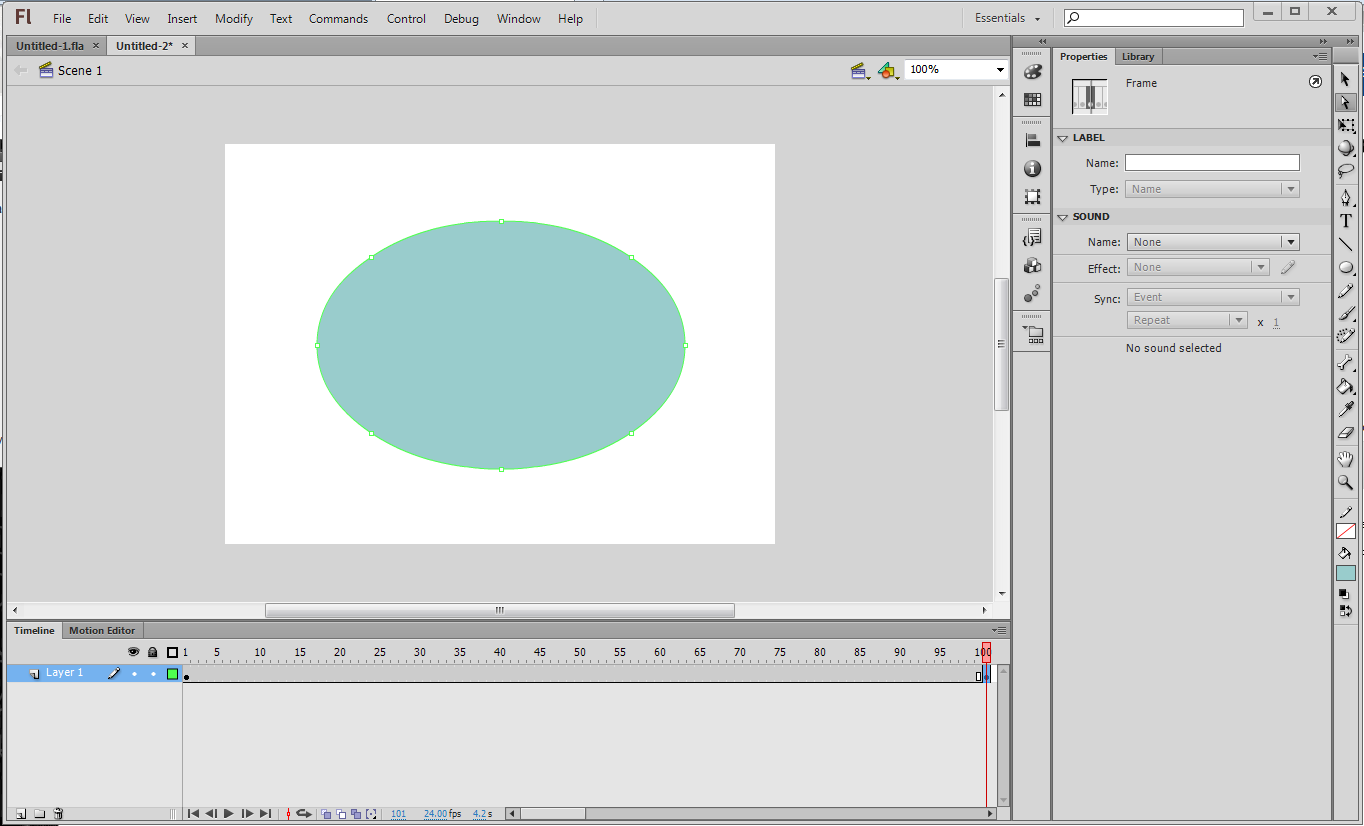 2D Animation Blog: 2D Animation - Shape Tween
