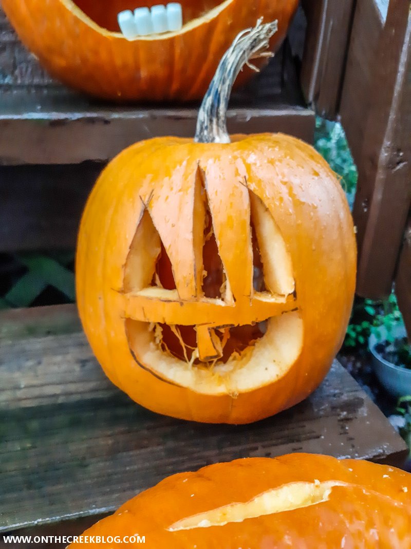 Pumpkin Carving 2021 - Tiff W. - on the creek blog