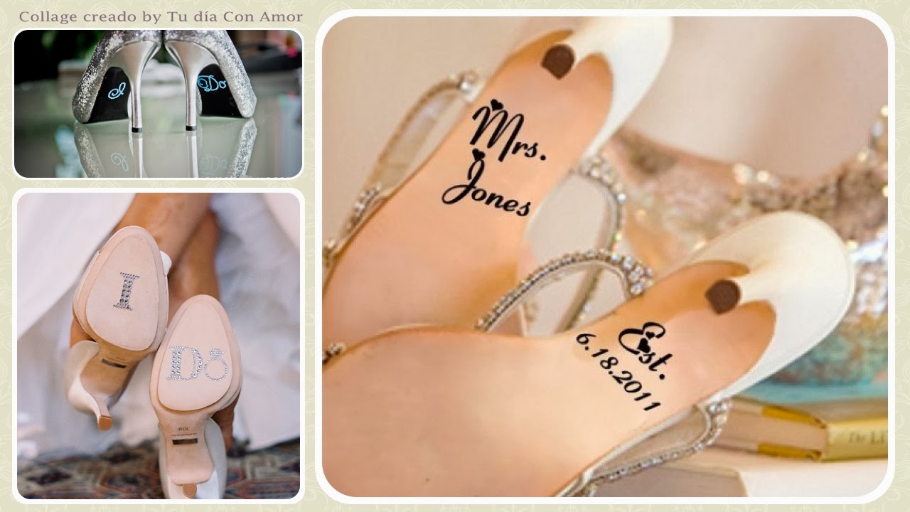Blog Tu día Con Amor invitaciones y de boda: DIY boda: zapatos de novia personalizados