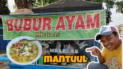 Bubur ayam kari kuah kuning kaliwungu