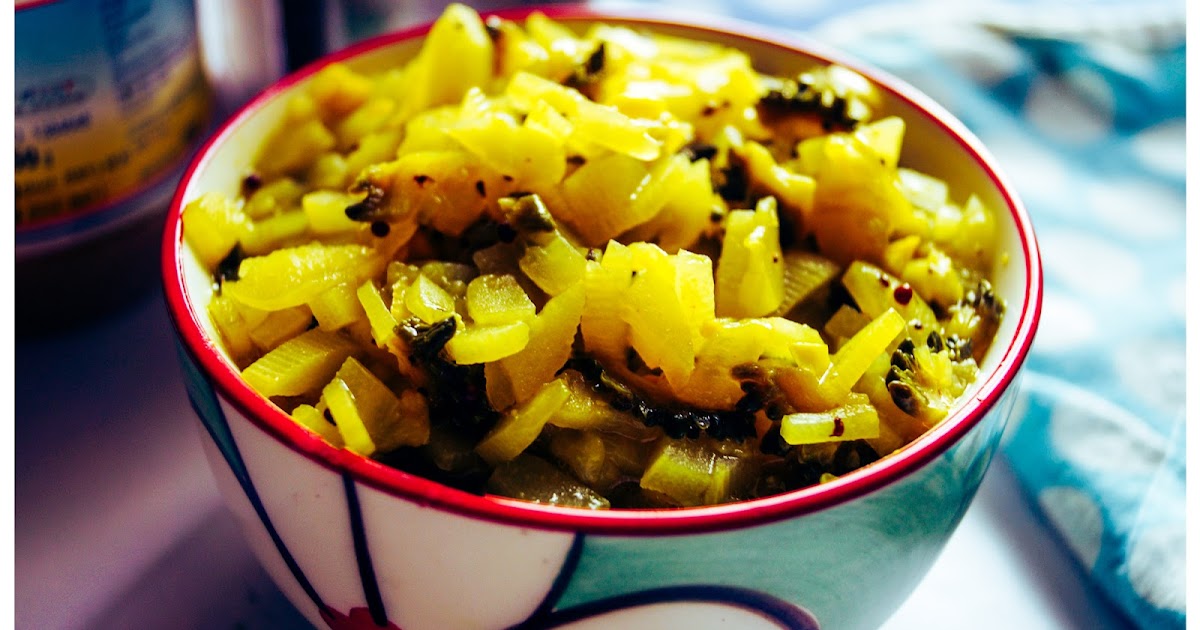Cucumber Shukto in microwave
