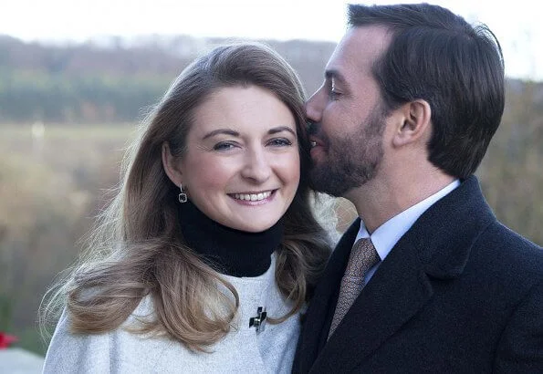A never before seen photo of Hereditary Grand Duke Guillaume and Hereditary Grand Duchess Stephanie