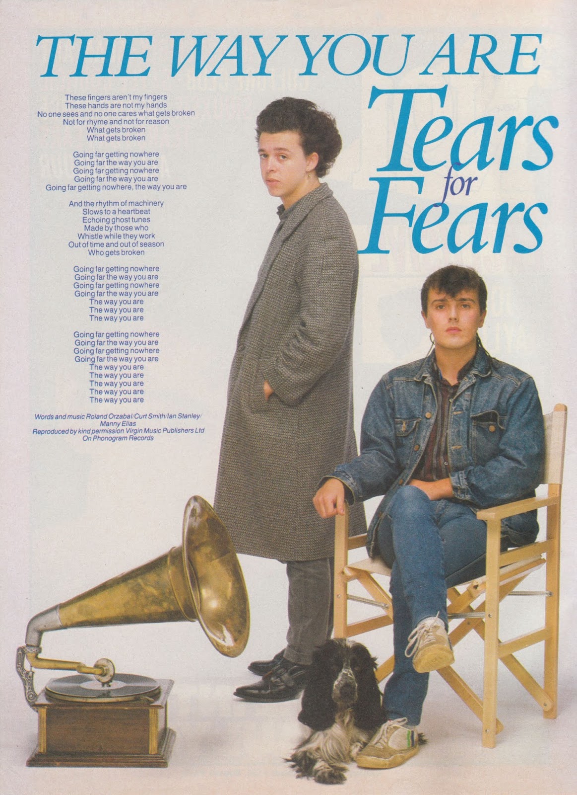 Tears for Fears – The Way You Are Lyrics