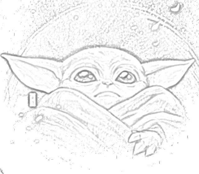 The Holiday Site: Coloring Pages of Baby Yoda Free and ...