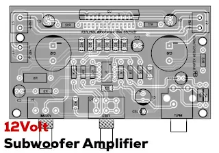 12V Subwoofer Power Amplifier