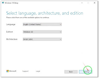 Windows 10 - Language, architecture, edition