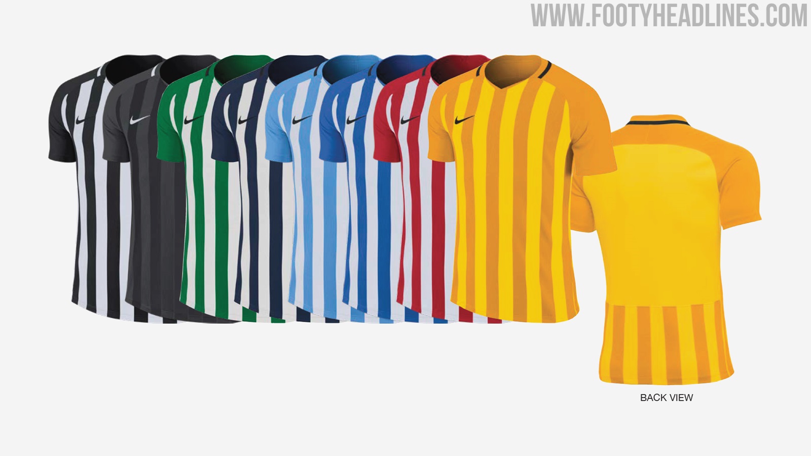 Nike Striped Division III Shirt - Yellow