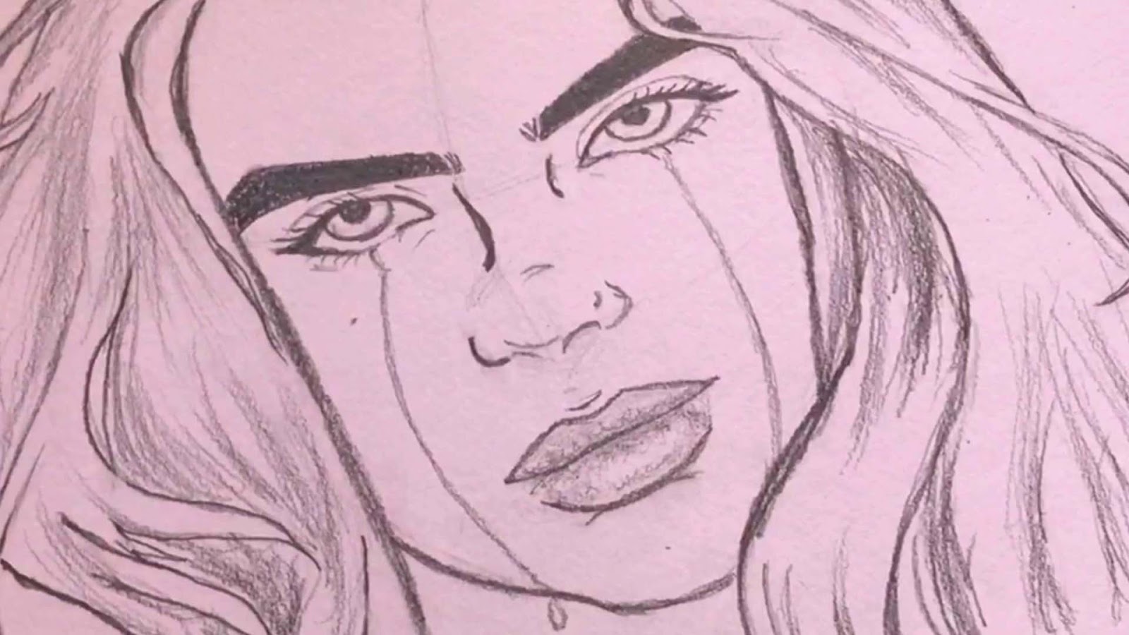 How To Draw Billie Eilish Easy Drawing Tutorial 8 Steps  Toons Mag