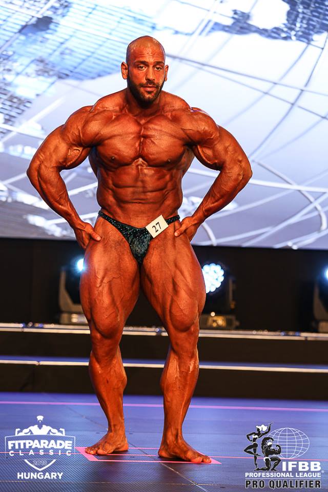 Greek bodybuilder Christos pistolas
