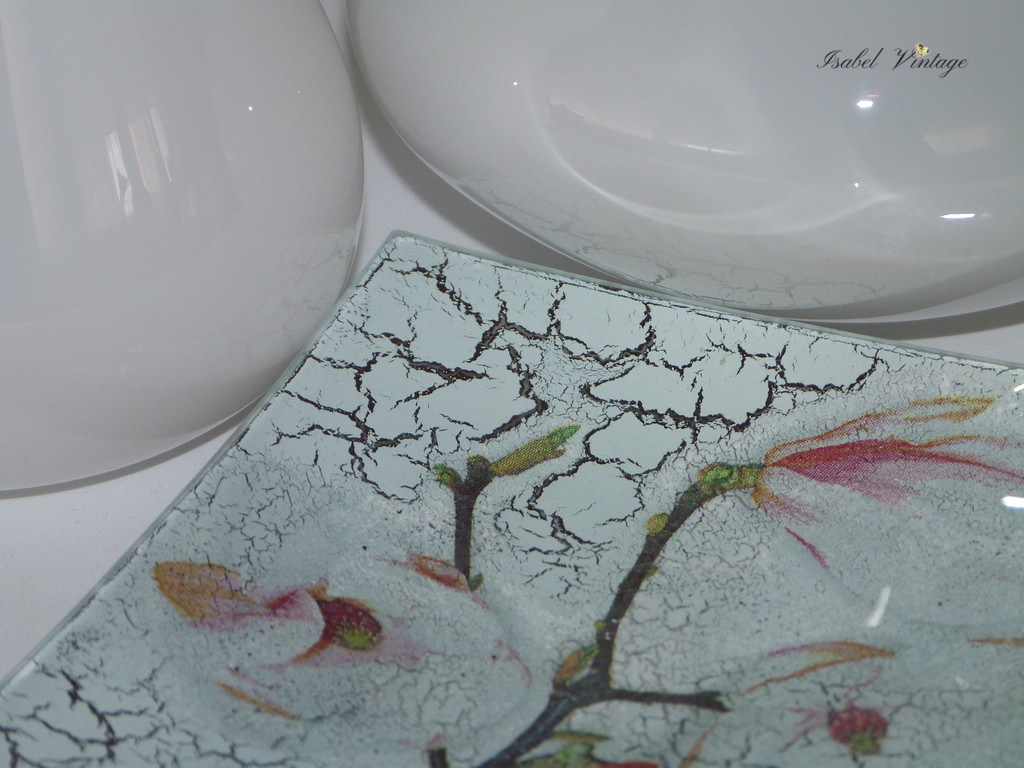 Decoupage en bandejas de cristal HANDBOX