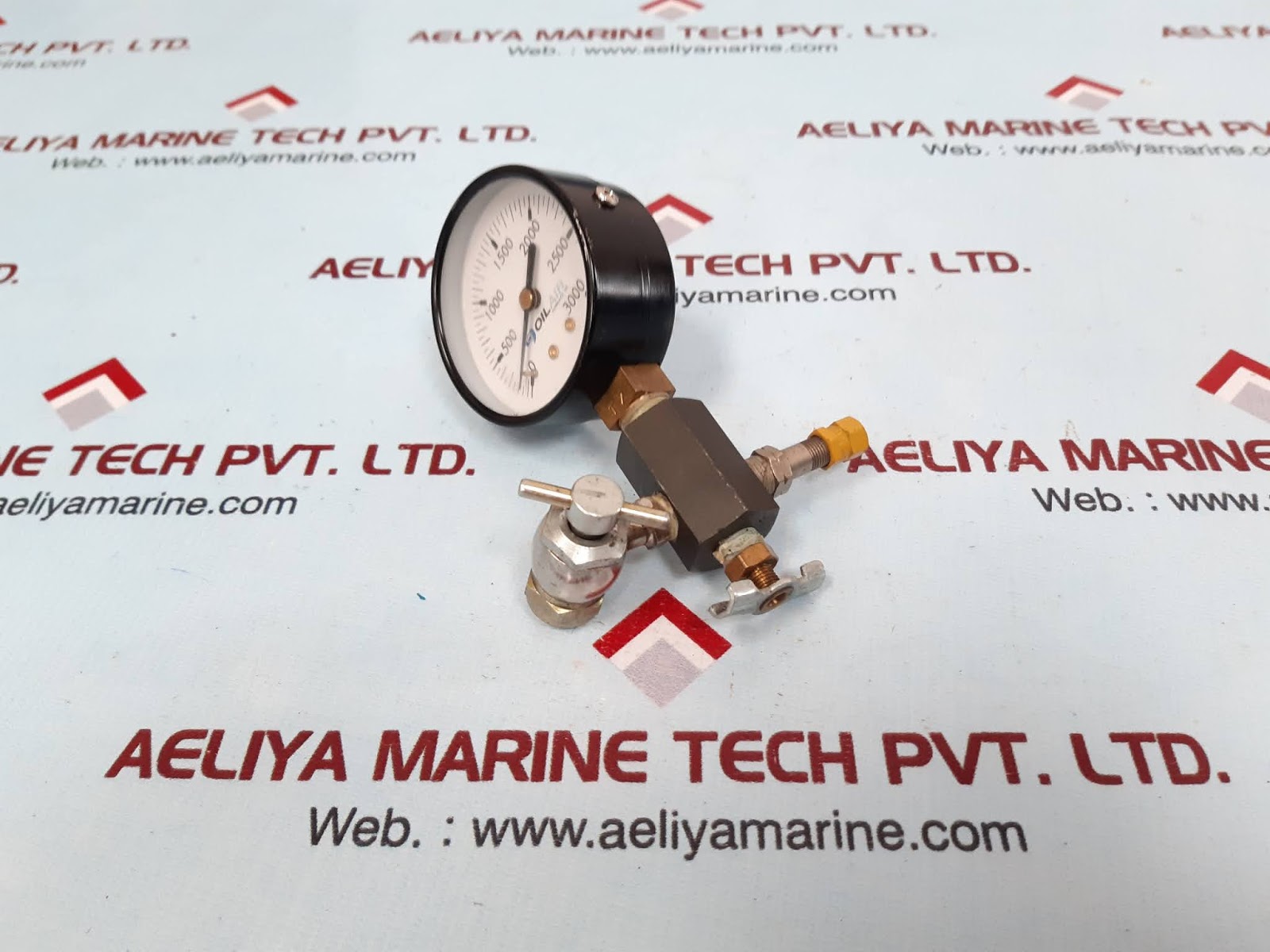 OIL AIR HYDRAULICS ACCUMULATOR READER SAE CGA580 Aeliya Marine