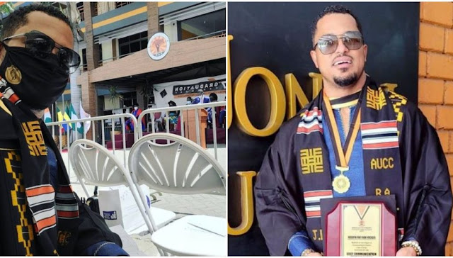 Actor Van Viker Graduates with 1st class upper after 21 years (Photos)