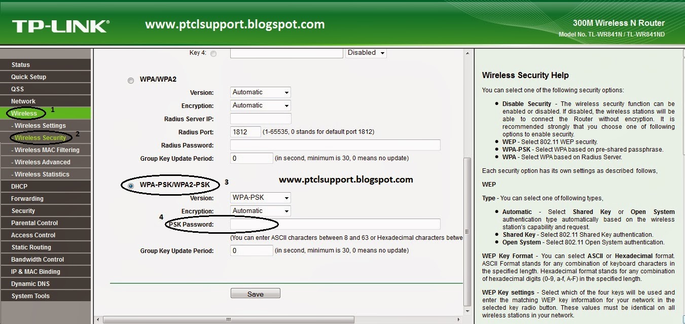 Configuration for TP-link Router with PTCL ~ ADSL Modems & Wi-fi Routers