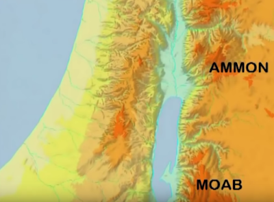 mappa moab e ammon