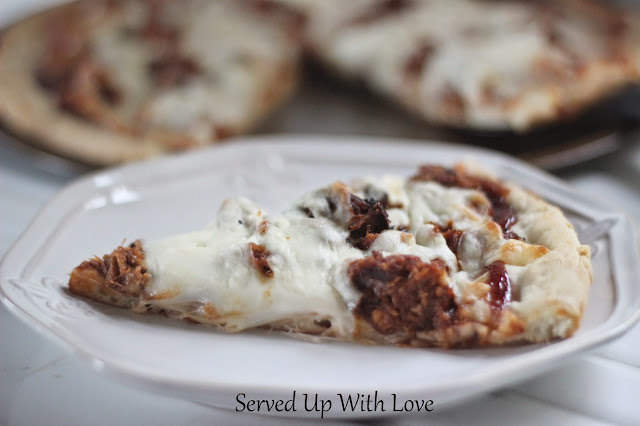 BBQ Pizza recipe from Served Up With Love