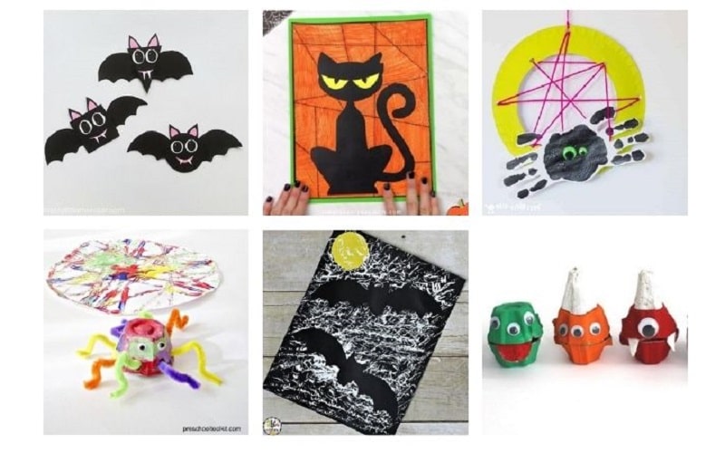 Puffy Paint Black Cat Kid Craft - The Resourceful Mama