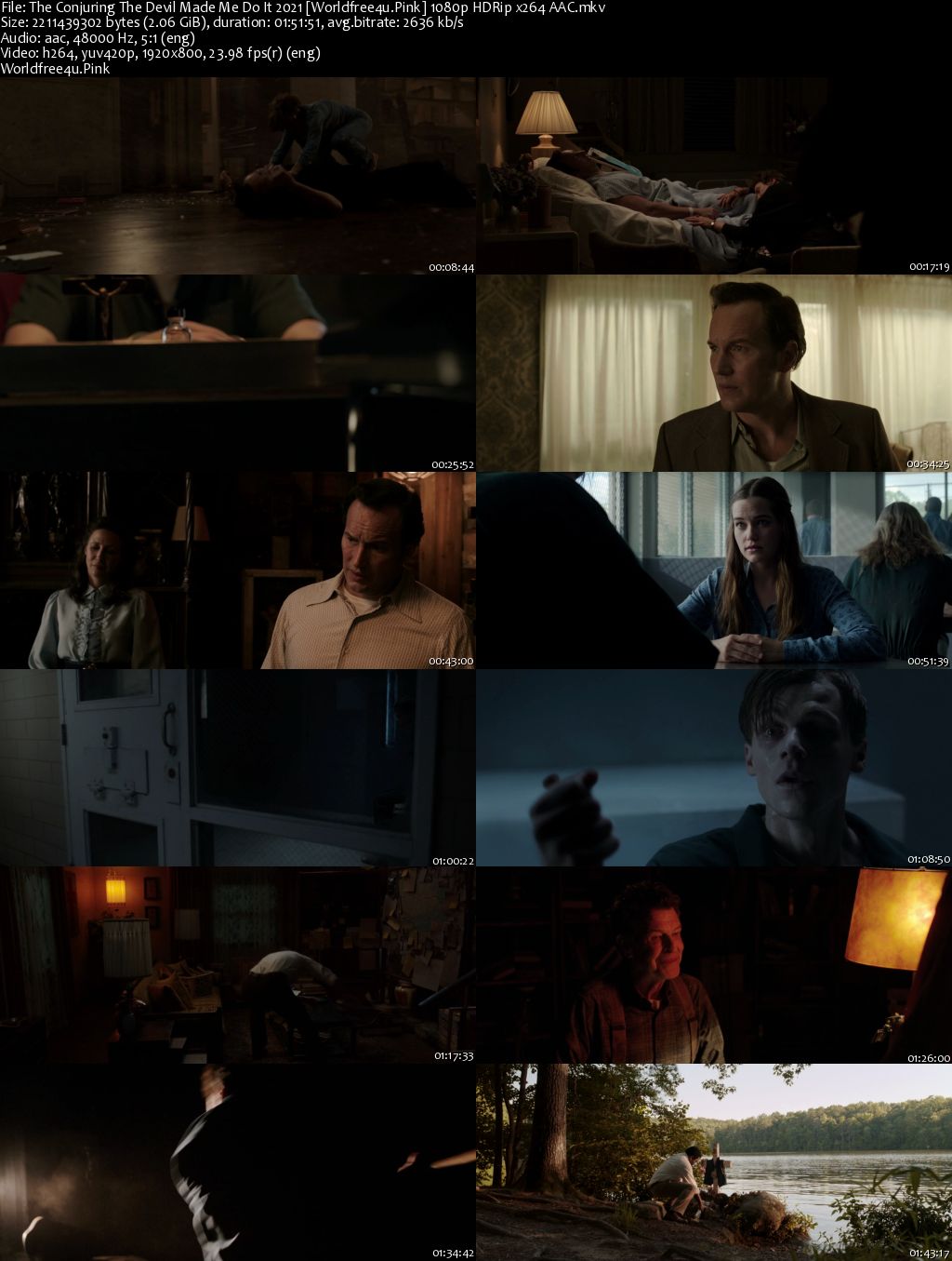 The Conjuring 3: The Devil Made Me Do It 2021 English Movie Download || HDRip 1080p