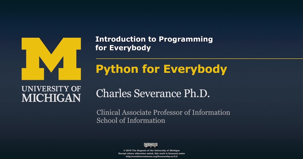 Python Jif Learn Python For Free Coursera – GOVREZ