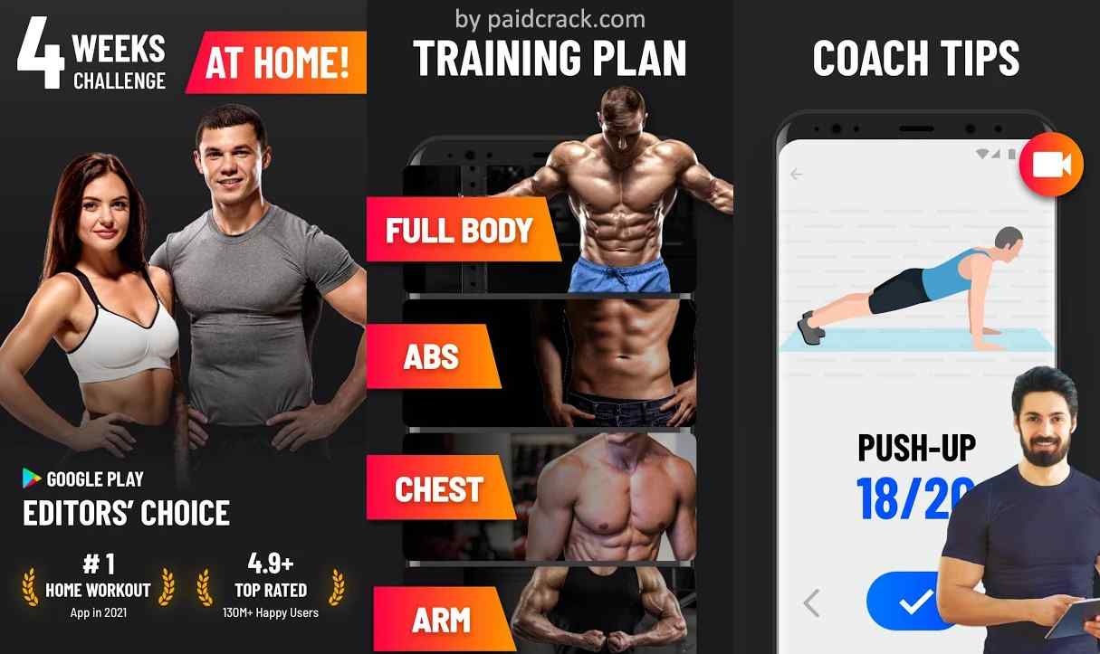 Home Workout - No Equipment Premium Mod Apk 1.1.2 Home Workout - No Equipment Premium Mod Apk 1.1.2