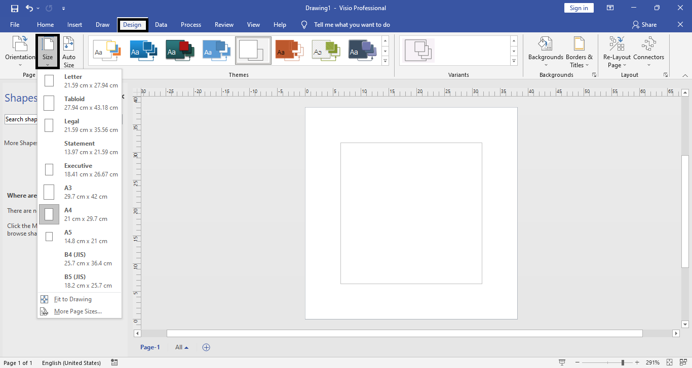 What is difference Between US Units and Metric Units in Microsoft Visio?