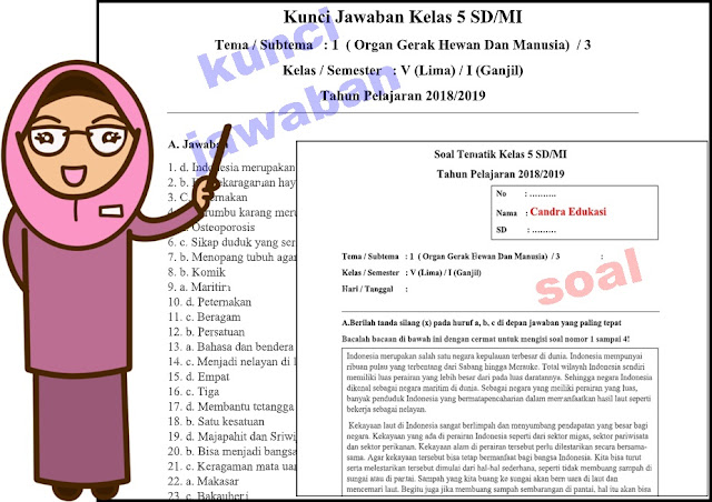 Soal Tematik Kelas 5 Tema 1 Subtema 3 Dan Kunci Jawaban