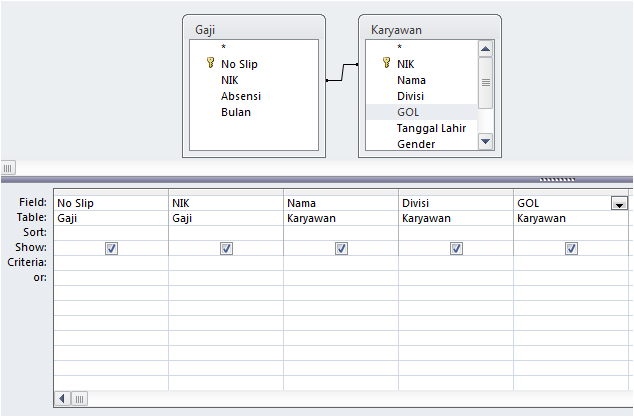 Panduan Membuat Data Base Gaji Karyawan - BOCAH WEB