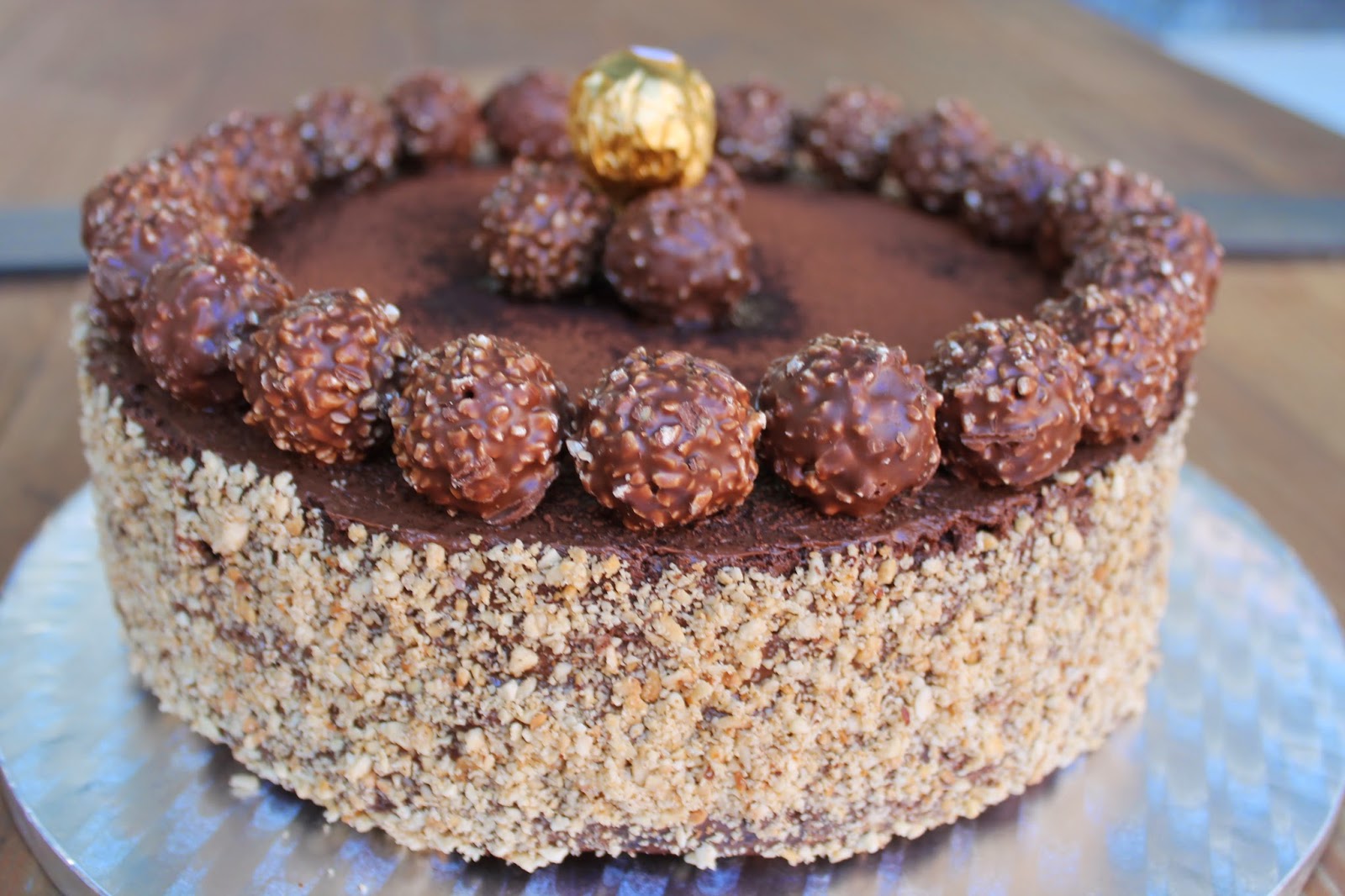 DeLaVera ...: TARTA DE FERRERO ROCHER (SUPERCHOCOLATE!!!)
