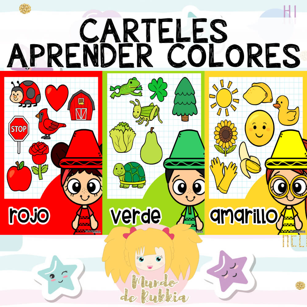 aprende los colores ficha 8 - Juegos infantiles