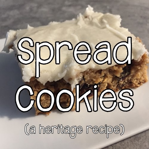 Runs for Cookies HERITAGE RECIPE Spread Cookies