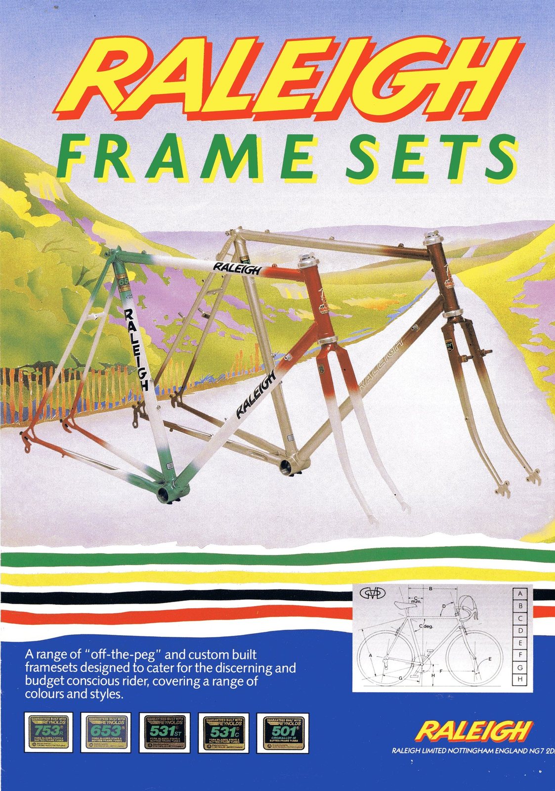 CATALOGUES RALEIGH RALEIGH 1987