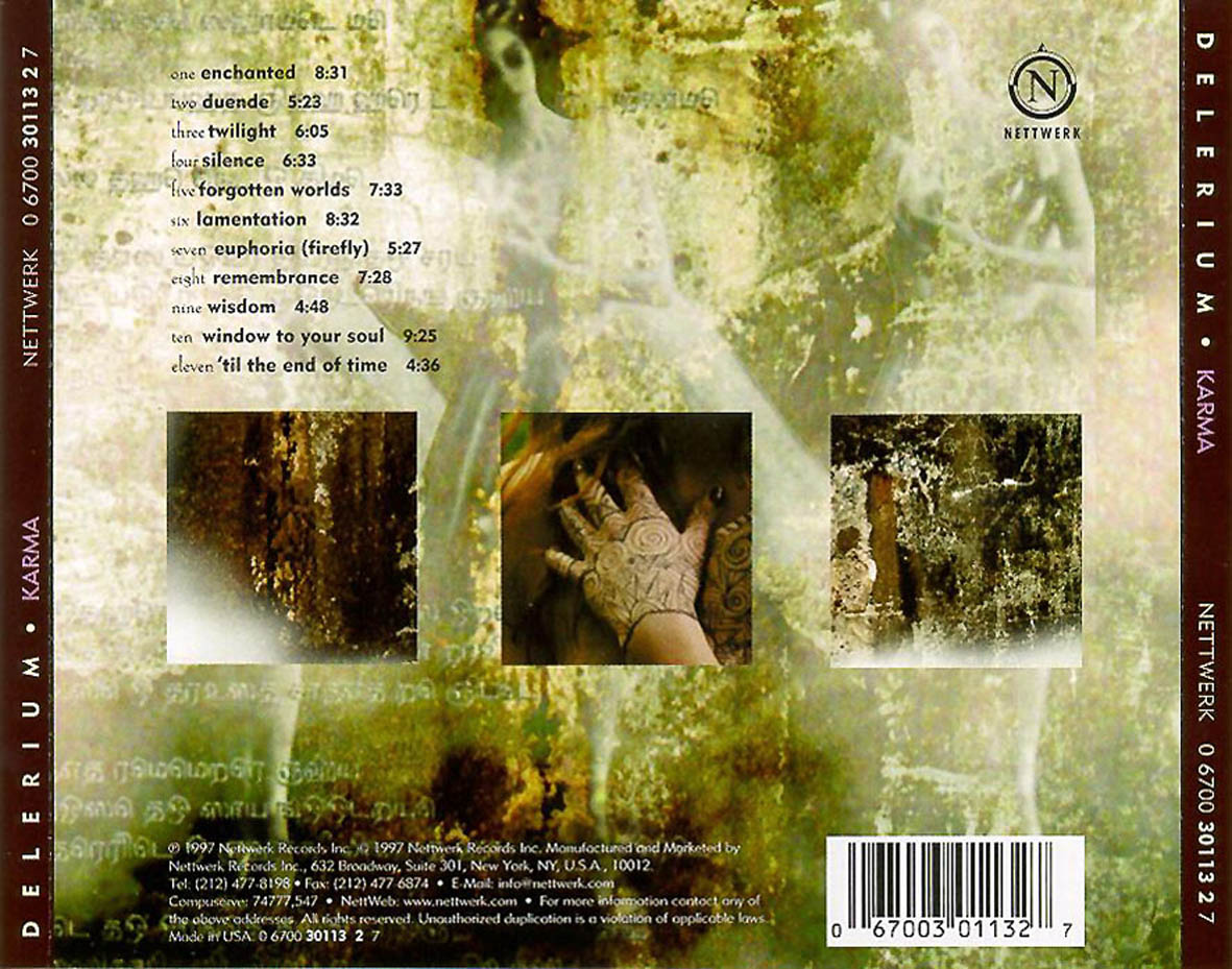 Classic Rock Covers Database Delerium Karma (1997)