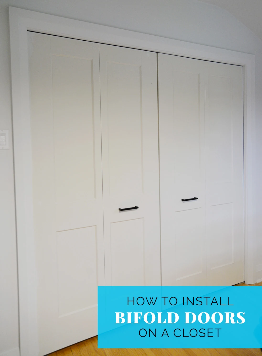 bifold closet door installation, bifold closet door handle, how to install a bifold closet door, bifold closet door instructions, bifold knob placement