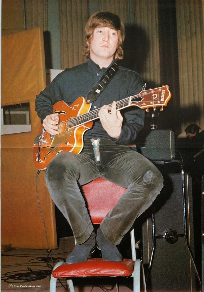 The Unique Guitar Blog John Lennon's Paper Back Writer Guitar Gretsch