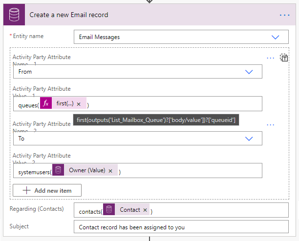 4. Create a draft Email record