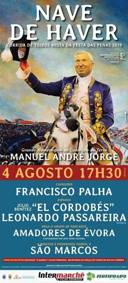 Cartaz da Corrida em Nave de Haver 4 de Agosto de 2019