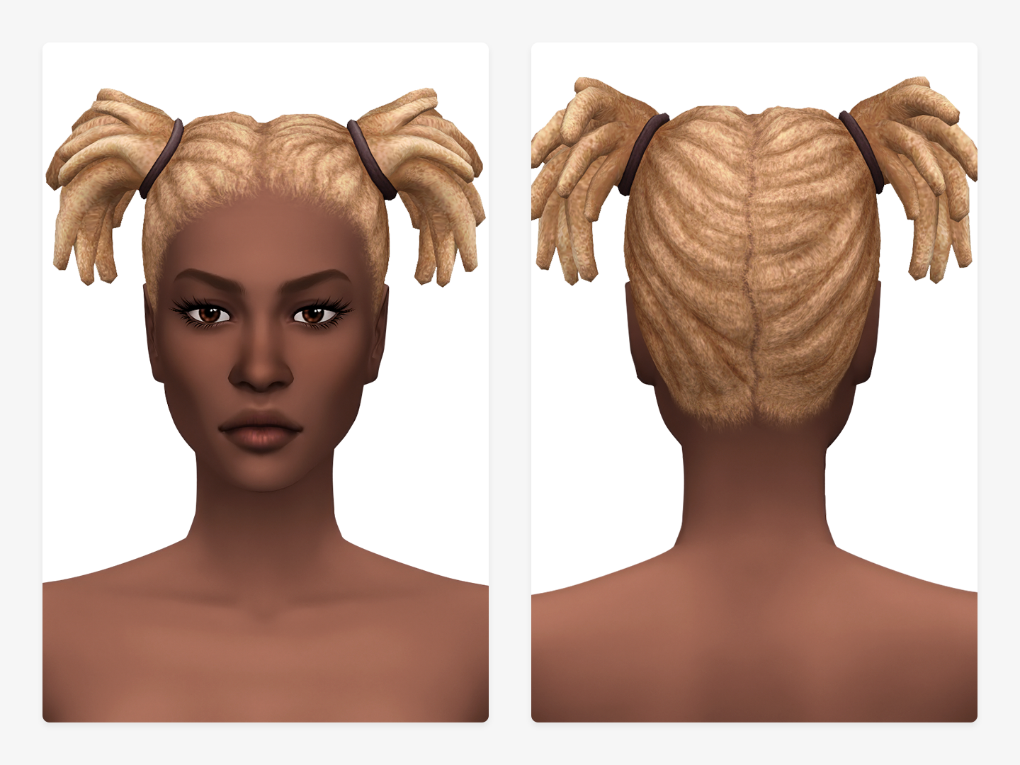 Dede Sims 4 CC Hair