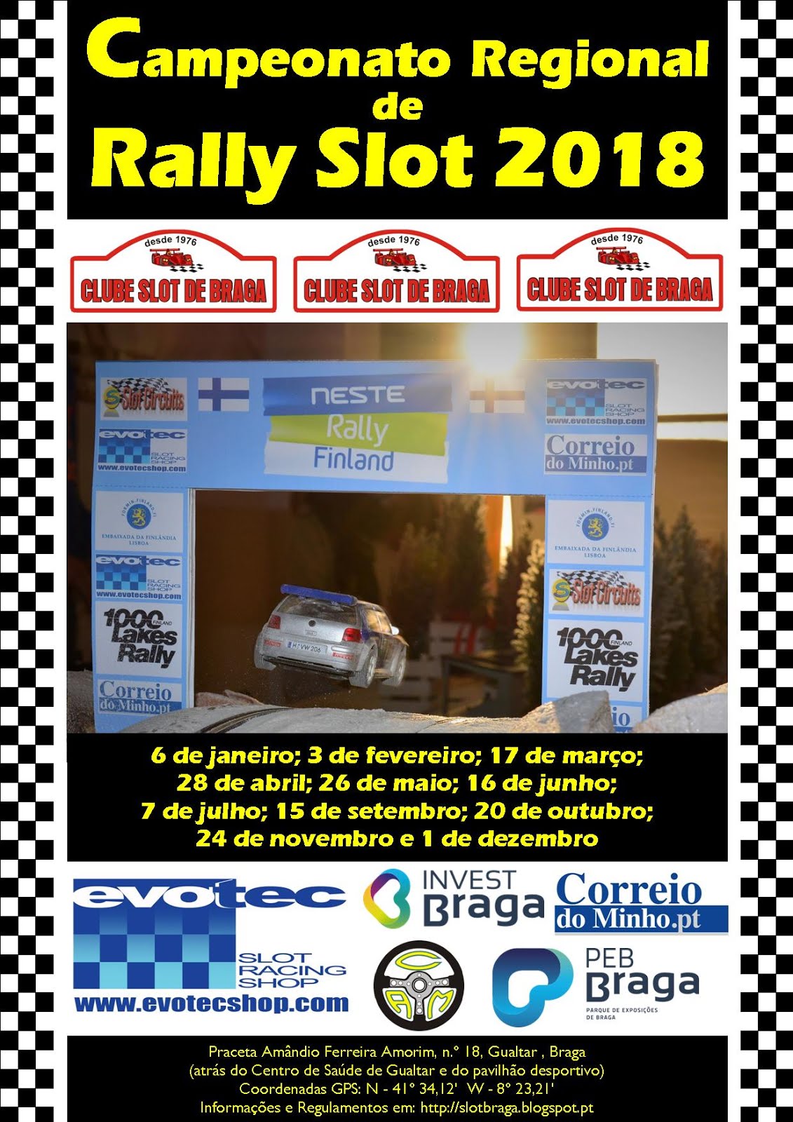 Campeonato Regional de Rally Slot 2018